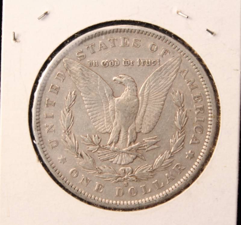 1890-S MORGAN SILVER DOLLAR XF