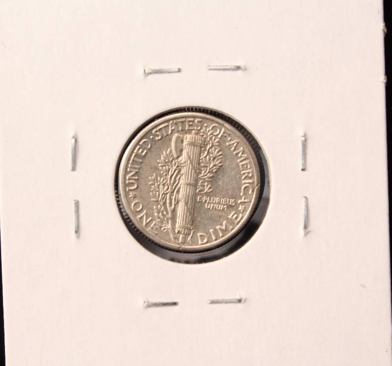 1942 MERCURY SILVER DIME UNC