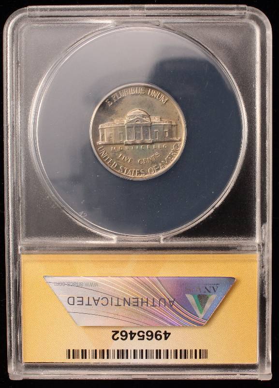 1954 PROOF JEFFERSON NICKEL PF65 ANACS
