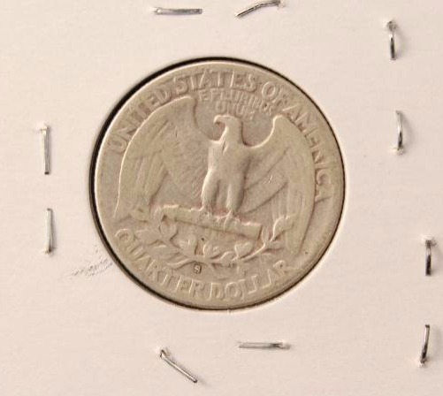 1948-S WASHINGTON SILVER QUARTER VG