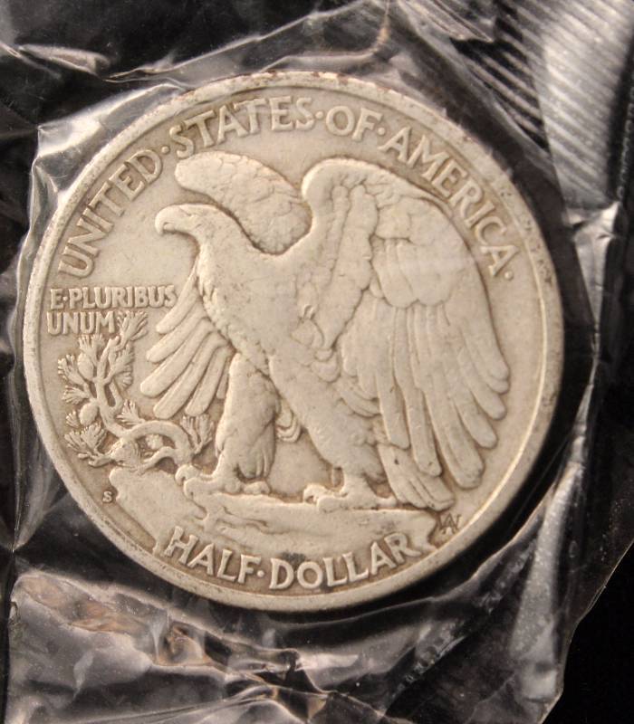 1939-S WALKING LIBERTY SILVER HALF DOLLAR IN LITTLETON PKG