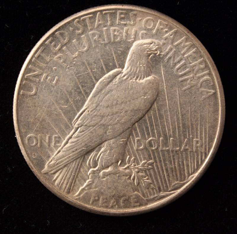 1928-S PEACE SILVER DOLLAR AU
