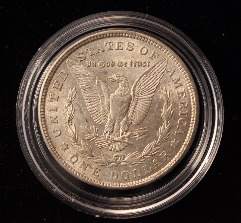 1921 MORGAN SILVER DOLLAR UNC IN AIRTITE HOLDER