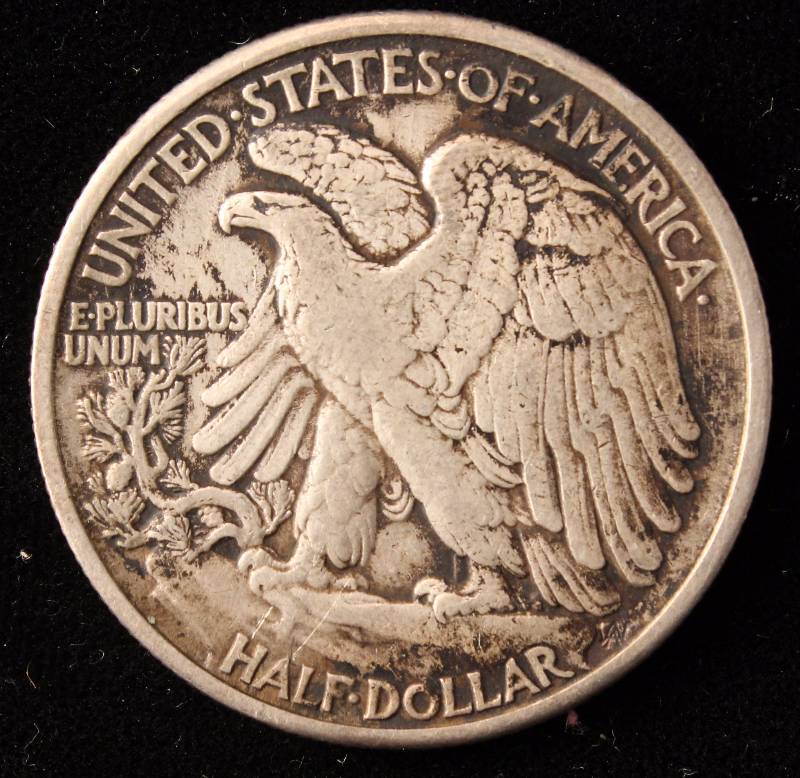 1940 WALKING LIBERTY SILVER HALF DOLLAR VF