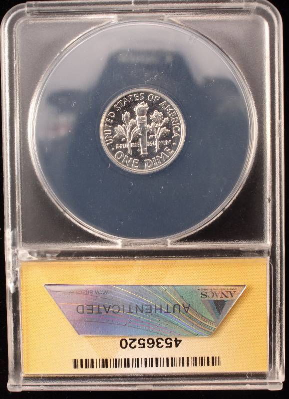 1963 PROOF SILVER ROOSEVELT DIME PF66 ANACS