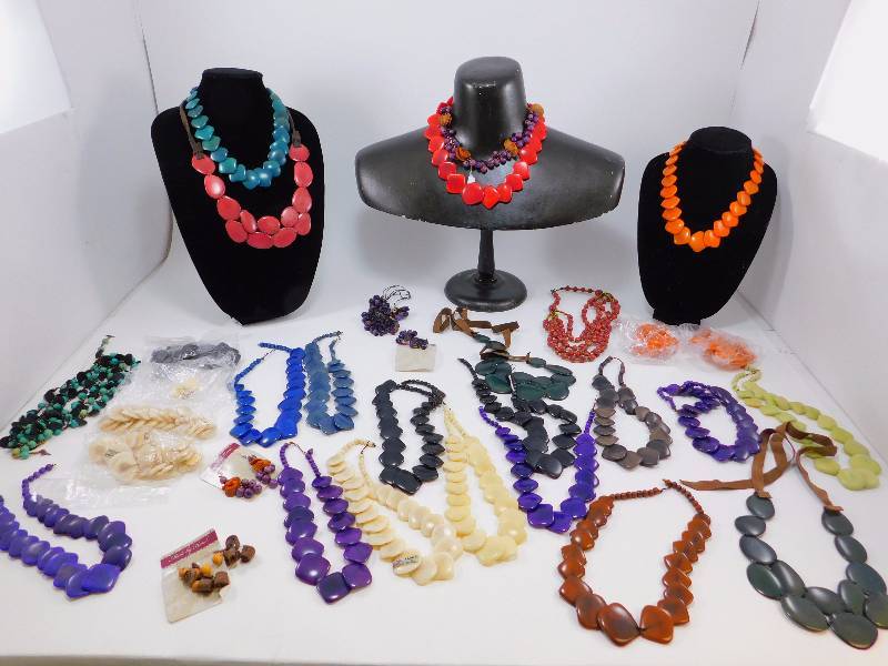 Lot of Necklaces wDisplays