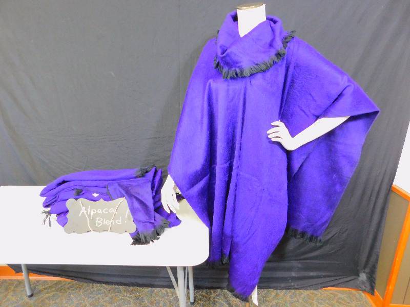 (5) New Alpaca Blend Ponchos