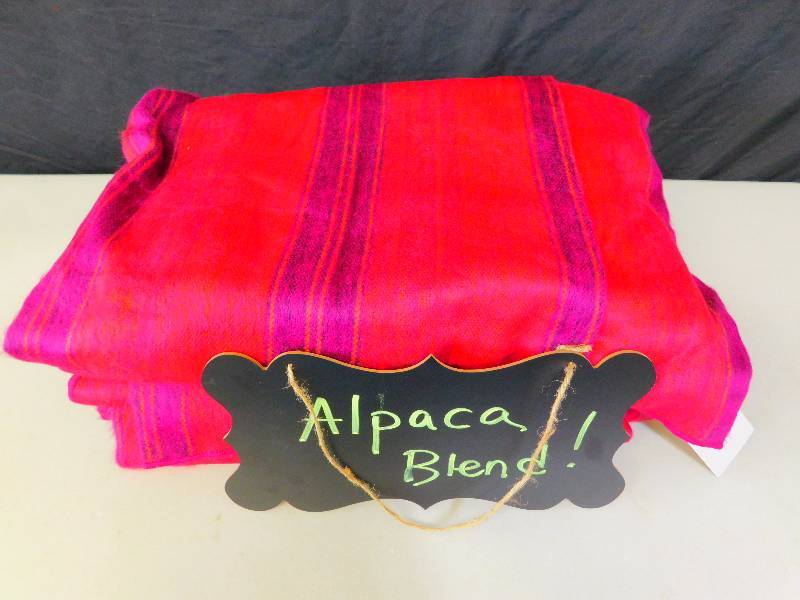 (3) New Alpaca Blend Blankets