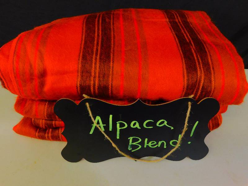 (3) New Alpaca Blend Blankets