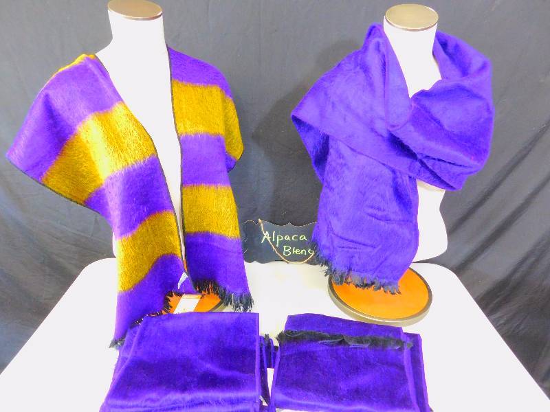 (7) New Alpaca Blend Scarves