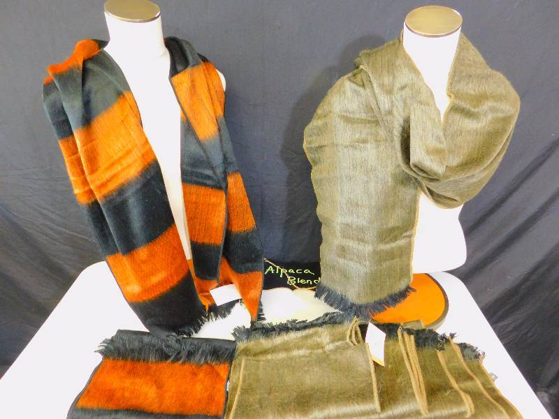 (8) New Alpaca Blend Scarves