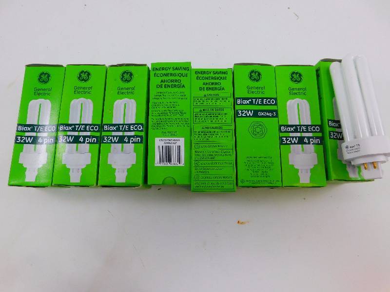 Lot of GE 32-Watt, 4-Pin Biax TE ECO bulbs