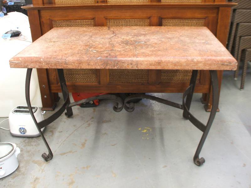 STONE TOP TABLE