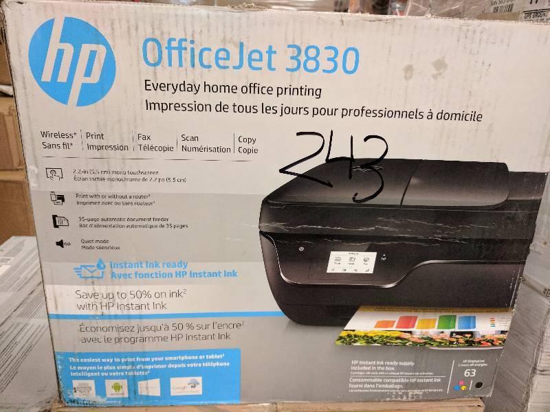 HP OfficeJet 3830 All-in-One Thermal Inkjet Printer with Wi-Fi