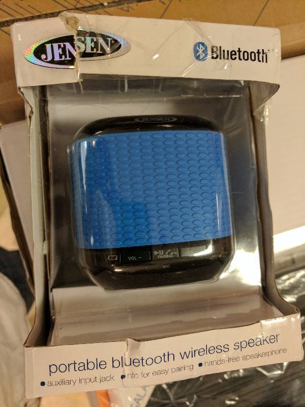 Jensen Portable Bluetooth Wireless Speaker