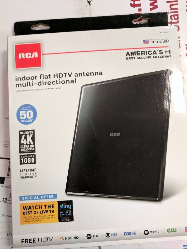 RCA Large Passive Digital Flat Indoor Antenna