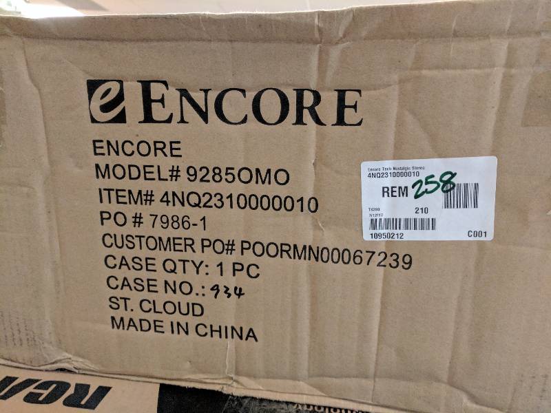Encore Technology Nostalgic Stereo