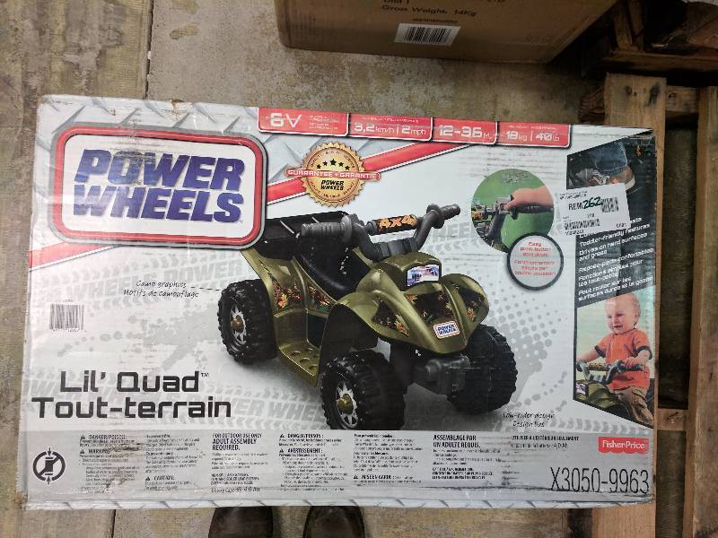 Fisher-Price Power Wheels 6V Camo Lil� Quad Ride-On