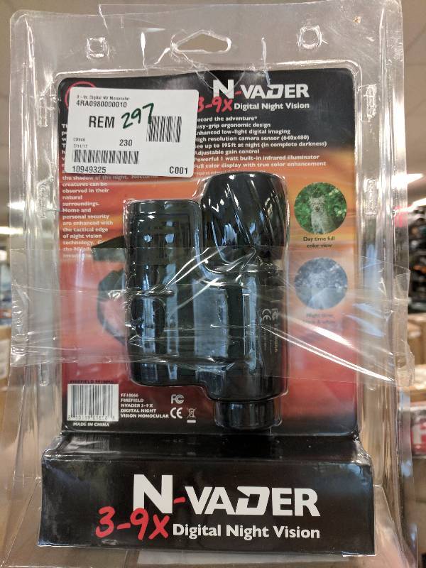 Firefield 3x - 9x Digital Night Vision Monocular