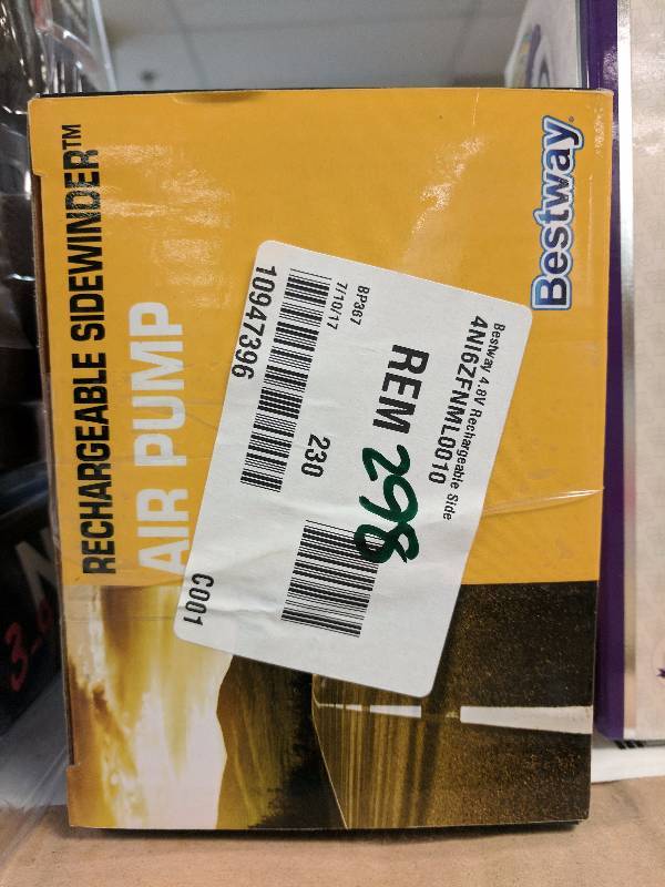 Bestway Rechargeable Sidewinder Air Pump