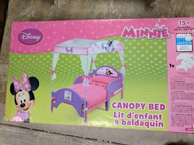 Delta Disney Minnie Mouse Toddler Bed with Canopy