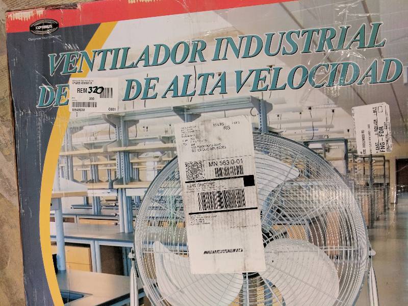 Optimus 20 in. Industrial Grade High Velocity Fan