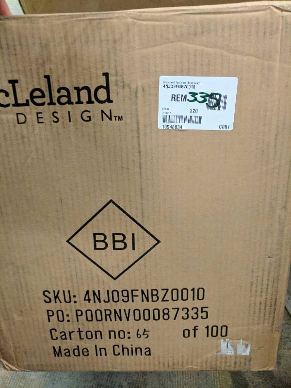 McLeland Design Torchiere Floor Lamp with Lighted Shelves Bronze