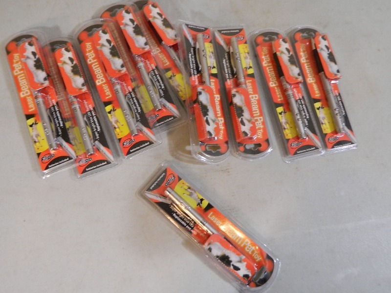 lot 63 image: 10 New Laser Beam Pet Toys