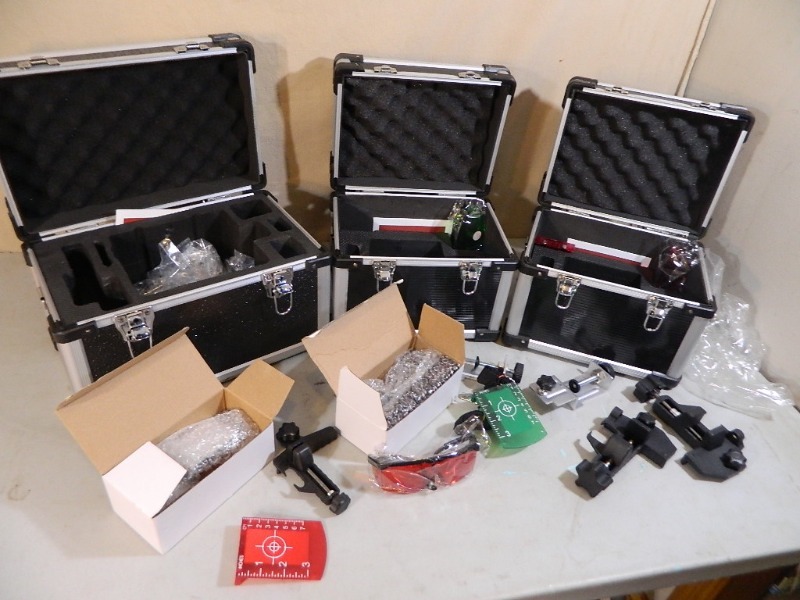 lot 92 image: New Padded Cases and Laser Accessories