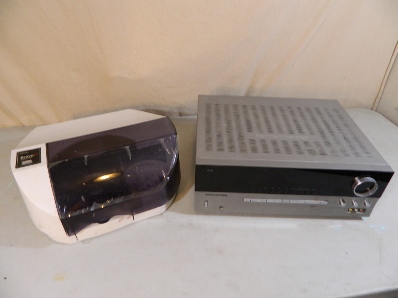 lot 108 image: Harman Kardon Receiver and Primera Label Printer
