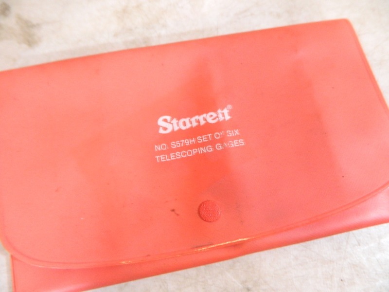 lot 125 image: Starrett S579HZ 6 PC Telescoping Guage Set