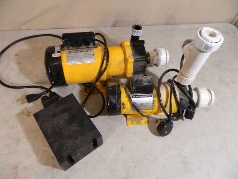 lot 135 image: Pan World Magnet Pumps