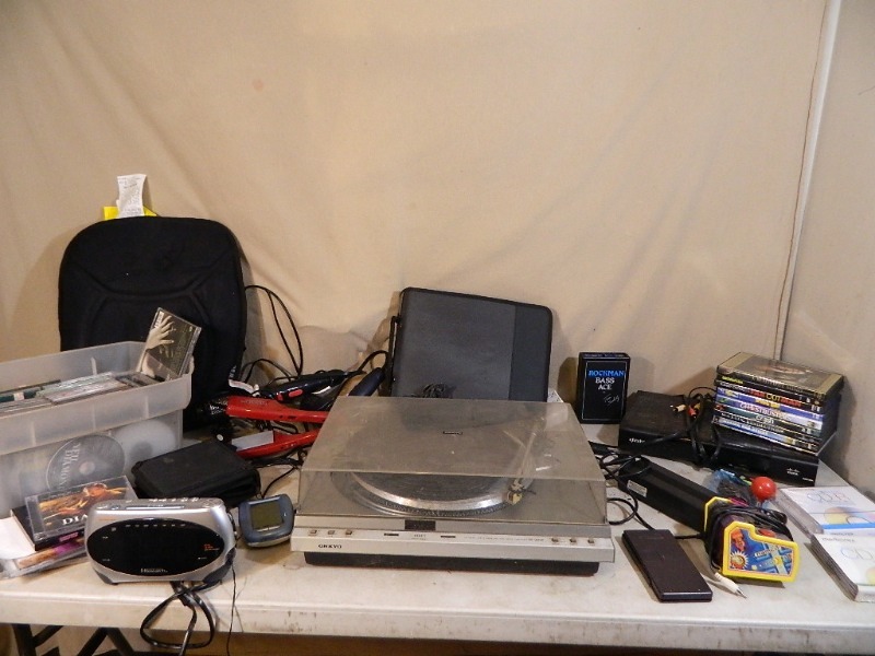 lot 163 image: Assorted Electronics, CDs, and More