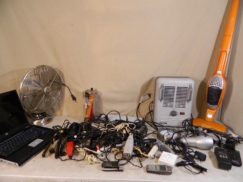 lot 164 image: Laptop, Heater, Hair Styling, Etc