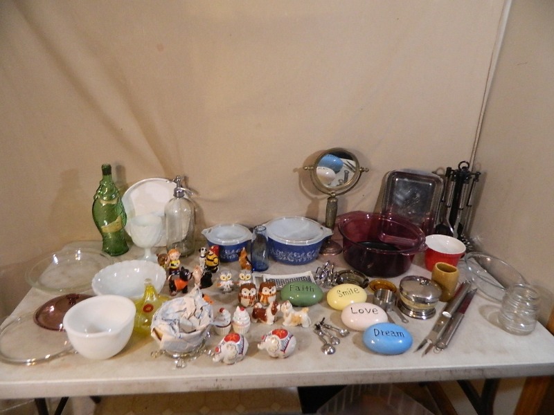 lot 191 image: Salt and Peppers, Utensils, and More
