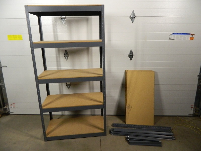 lot 21 image: 2 Adjustable Utility Shelves