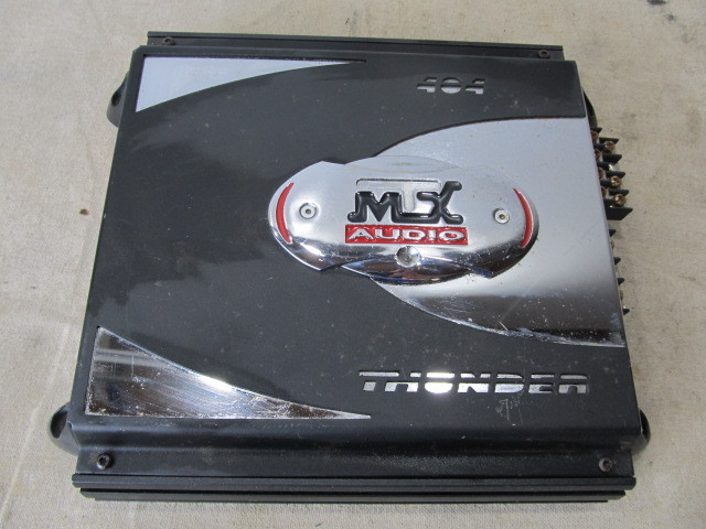 lot 39 image: Thunder MTX 404 Car Audio Amplifier