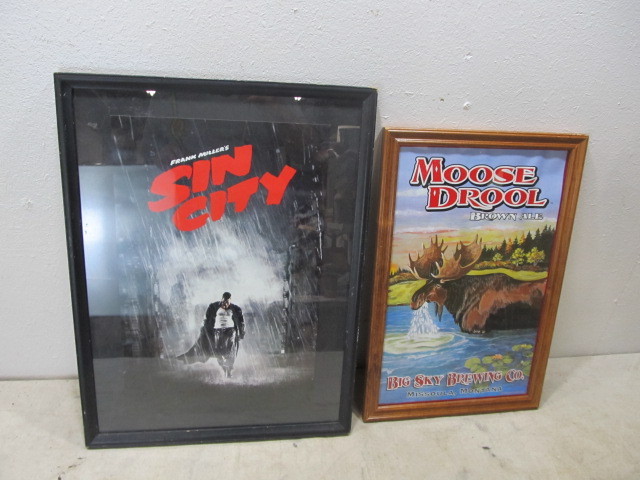 lot 57 image: Sin City Movie & Moose Drool Beer Posters