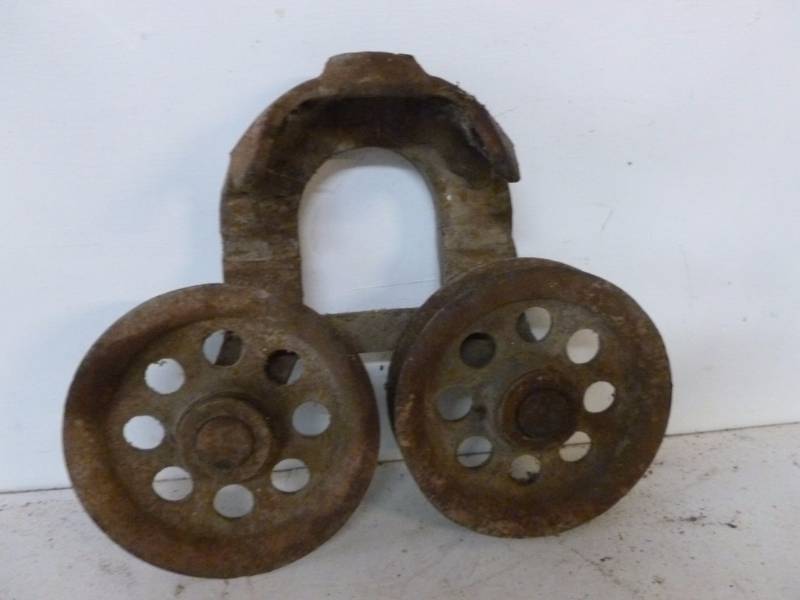 lot 94 image: Vintage Trolley Wheels