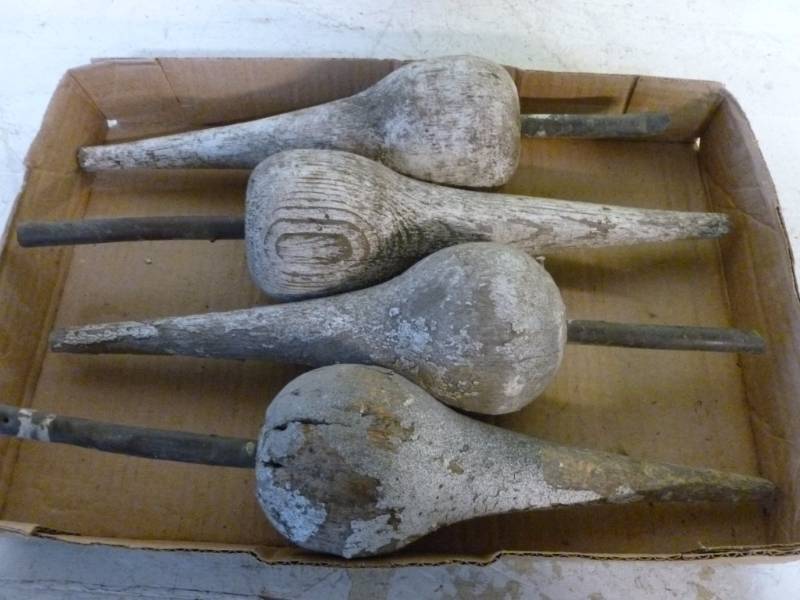 lot 232 image: Antique Roof Finials