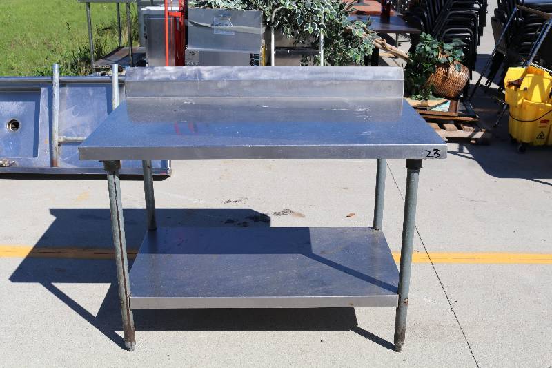 lot 23 image: Stainless Steel Table