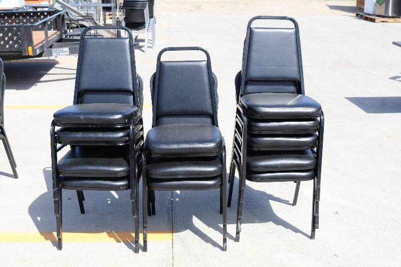 lot 49 image: Stackable Chairs