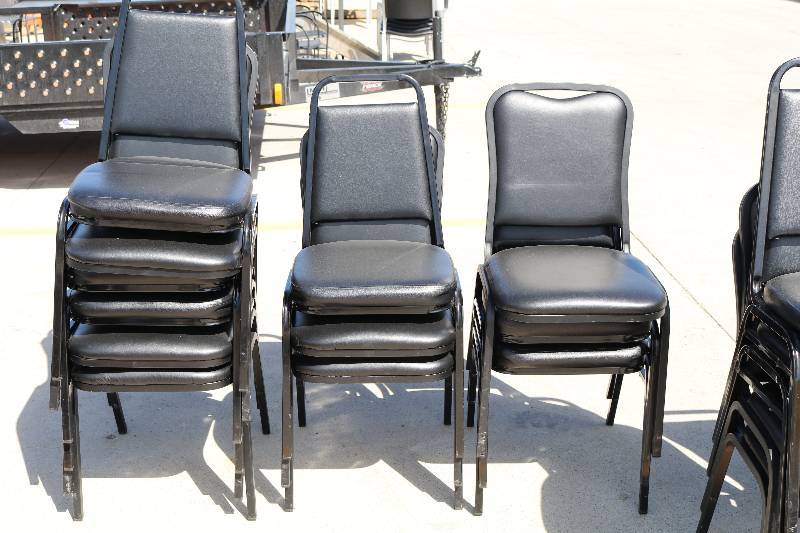 lot 50 image: Stackable Chairs