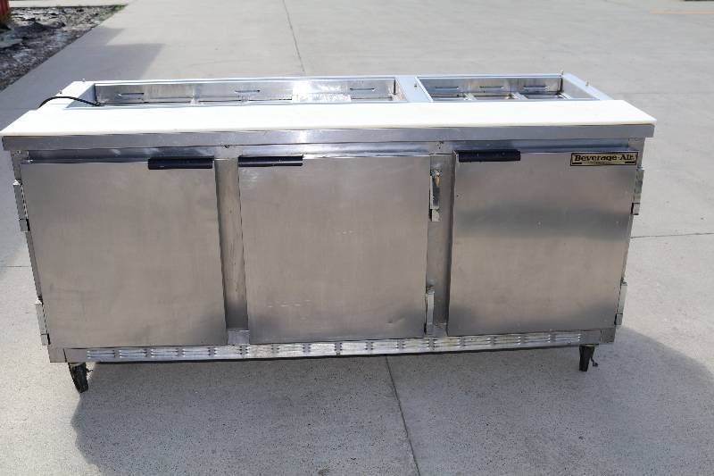lot 54 image: Stainless Steel Prep Table