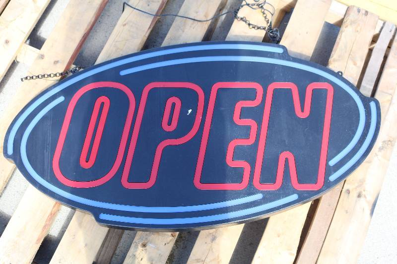 lot 61 image: Open Sign