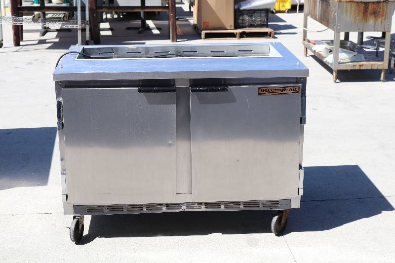 lot 63 image: Stainless Steel Prep Table