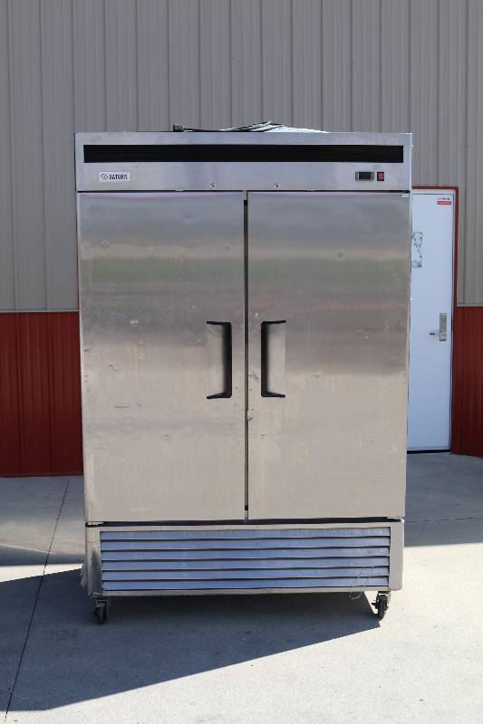 lot 65 image: Saturn Stainless Steel Fridge