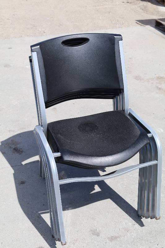 lot 68 image: Stackable Chairs