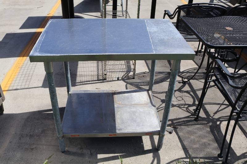 lot 79 image: Stainless Steel Table