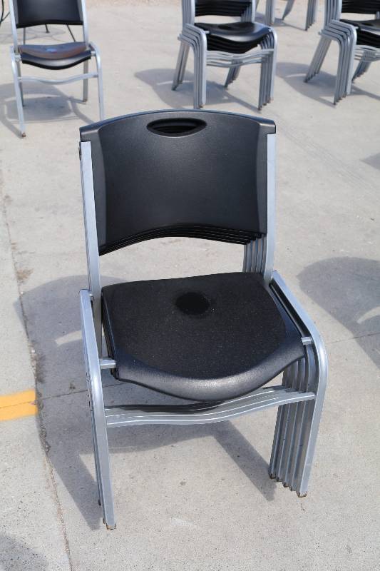 lot 69 image: Stackable Chairs